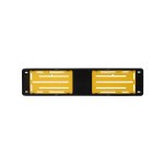 Number Plate Holder Bracket With Metal Backing - 530X120MM Yellow - Autostyle Motorsport South Africa