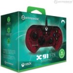 X91 Retro Wired Xbox Controller Ruby Red