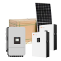 Deye 10KW Hybrid Inverter & 2 X Felicity 10KW Lithium Batteries With 12 X 540W Canadian Solar Panels Incl. Mounting Kit