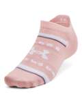 Unisex Ua Essential 6-PACK No Show Socks - Retro Pink LG