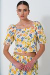 Square Neck Top - 16 Multi