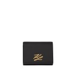K autograph Trifold Wallet -black gold
