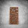 Laser Cut Screen - Design 061 - 1040 X 535 X 20 / Rust Coat / Indoor