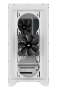 3000D Airflow Atx Mid-tower Tempered Glass PC Case - White
