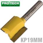 PRO-TECH Straight Bit 19mm X 20mm Cut 2 Flute Metric 1 4' Shank