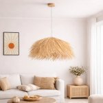 Sundara Wood And Rattan Pendant Light