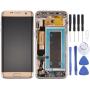 Silulo Online Store For Galaxy S7 Edge / G935A Original Lcd Screen And Digitizer Full Assembly With Frame & Charging Port Board & Volume Button & Power Button Gold