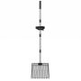 Metal Chicken Poop Scooper Rake With Adjustable Handle