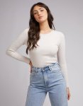Eve Long Sleeve - Large White