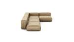 Four Module Corner Sofa - Velvet - Caramel - 220CM X 346CM