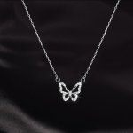 Fashion Exquisite Necklace Hollowed Out Butterfly Collarbone Chain Holiday Birthday Anniversary Graduation Christmas Gift