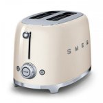 Smeg 2 Slice Toaster TSF01CRSA Cream