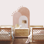 Earth Tone Arch Trio Wall Sticker