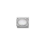 Stones Oval White Opal Link