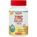 Wellvita Zinc Chelate 250 Mg 30 Tablets