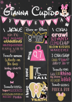 Milestone Board - Minnie Mouse - A0