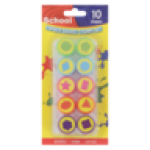 School Shapes Stamps Set 10 Pack