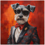 FSC2387 Printed Panel Schnauzer