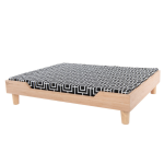 Charlie Dog Bed - Black Print