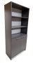 Oxford 5 Shelf 2 Door Book/filing Cabinet 60CM - Storm Grey