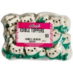 Warm Teddy Bear Edible Fondant Pack Of 50