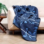 Motlatsi - Khosana Black cobalt natural - 155 X 165 Cm