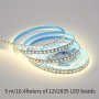 12VLED Soft Light Strip 5 Meters 600 Super Bright Bare Board 2835 Lamp Beads Line Light Self-adhesive Counter Light Box Light Strip (without Power Adapter)