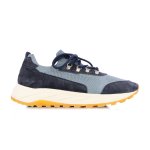 Two-tone Leather Sneaker -blue