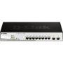 D-Link 8-PORTS 10/100/1000BASE-T Poe Smart Switch Plus 2 Sfp Ports - 78W Poe Budget