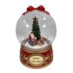 Snow Globe With Santa 20X20X29CM