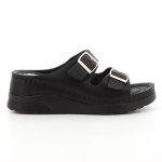Pierre Cardin Twin Footbed Sandal - Black - 8