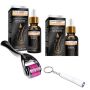 Biotin Hair Growth Oil 2 Pack Derma Roller & LED Keyholder