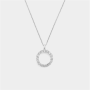 Chet Sterling Silver Cubic Zirconia Circle Pendant