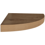 Arched Floating Corner Wall Shelf