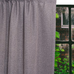 Britannia Self-lined Dim Out Taped Curtain - Platinum - 270 X 250CM