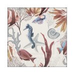 Serviette - Seahorse 33X33CM