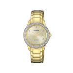 Eco-drive Swarovski Gold Lds Watch
