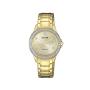 Eco-drive Swarovski Gold Lds Watch