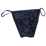 Disposable Mens Thongs Black 6 PACK