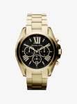 Oversized Bradshaw Gold Round Stainless Steel Women's Watch MK5739