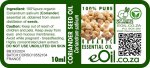 Coriander Seed Essential Oil Organic - 10 Ml