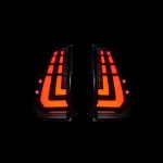 Toyota Prado 120 Bushdoof Blacked Out LED Tail Lights Pair For