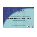 Second Hand Goods Register Scrap Metal