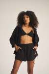 Majorca Cotton Shorts - Black - M-l