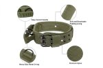 Collars Dog Tactical With Handle Green Only