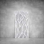 Wall Art D084 - 2900 X 1400 X 20 Indoor Matt Black Cool White