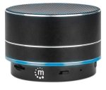 Manhattan Black Metallic LED Bluetooth Speaker