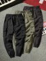 3 Pcs Men's Loose Solid Cargo Pants With Multi Pockets Drawstring Joggers For Outdoor