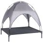 Dog Bed Elevated Outdoor Dog Bed With Canopy Portable Dog Cat Tent Pet Cot