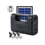 Solar Lighting System Smd LED Light 3 Light Bulbs Solar Panel Charges